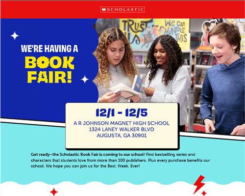 Scholastic Book Fair Flyer